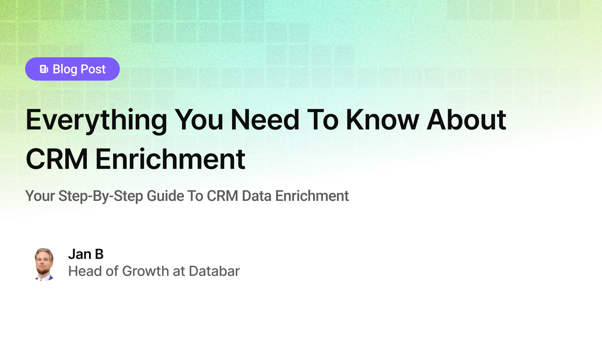 Everything You Need To Know About CRM Enrichment